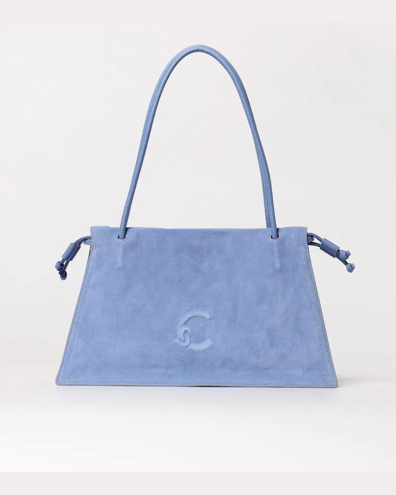 Coccinelle Schultertasche damen Hellblau