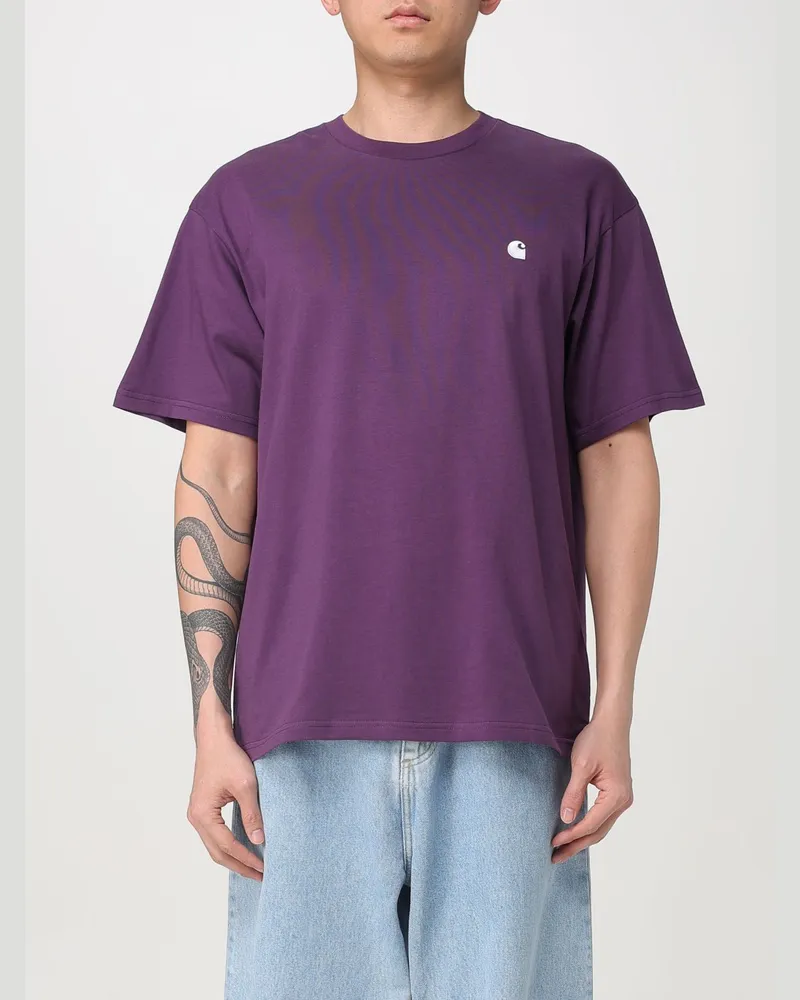 Carhartt WIP T-shirt herren Weinrot