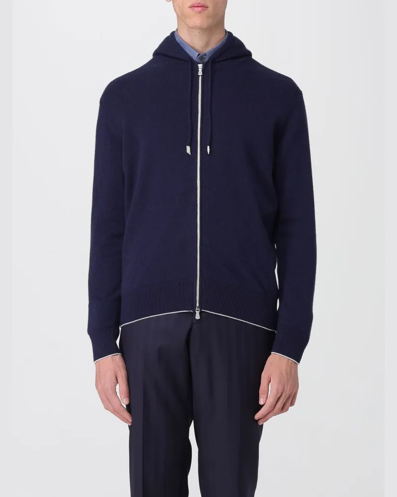 Eleventy Pullover herren Blau