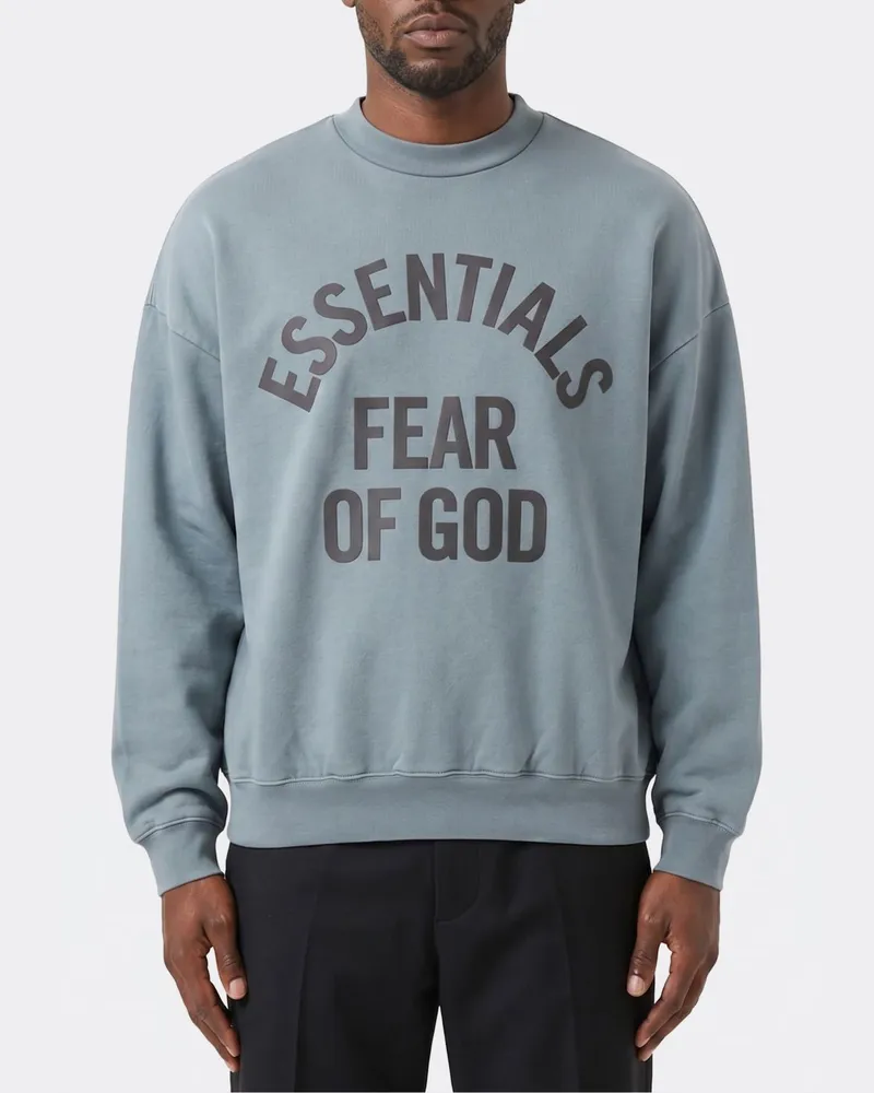 Fear of God Relaxed Fit Baumwoll-Sweatshirt mit Rundhalsausschnitt Avion