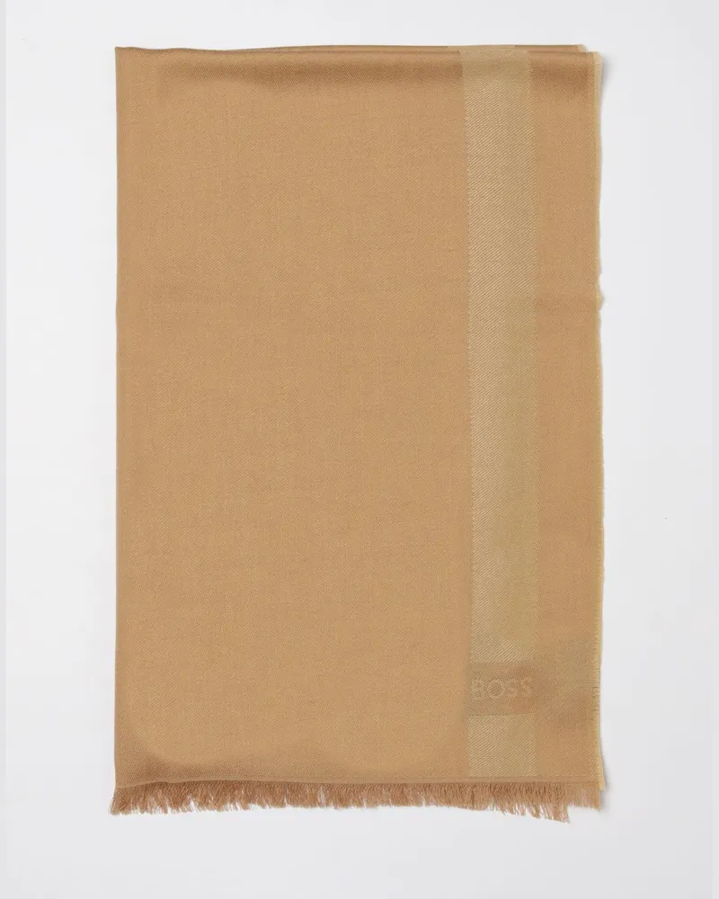 HUGO BOSS Schal herren Camel