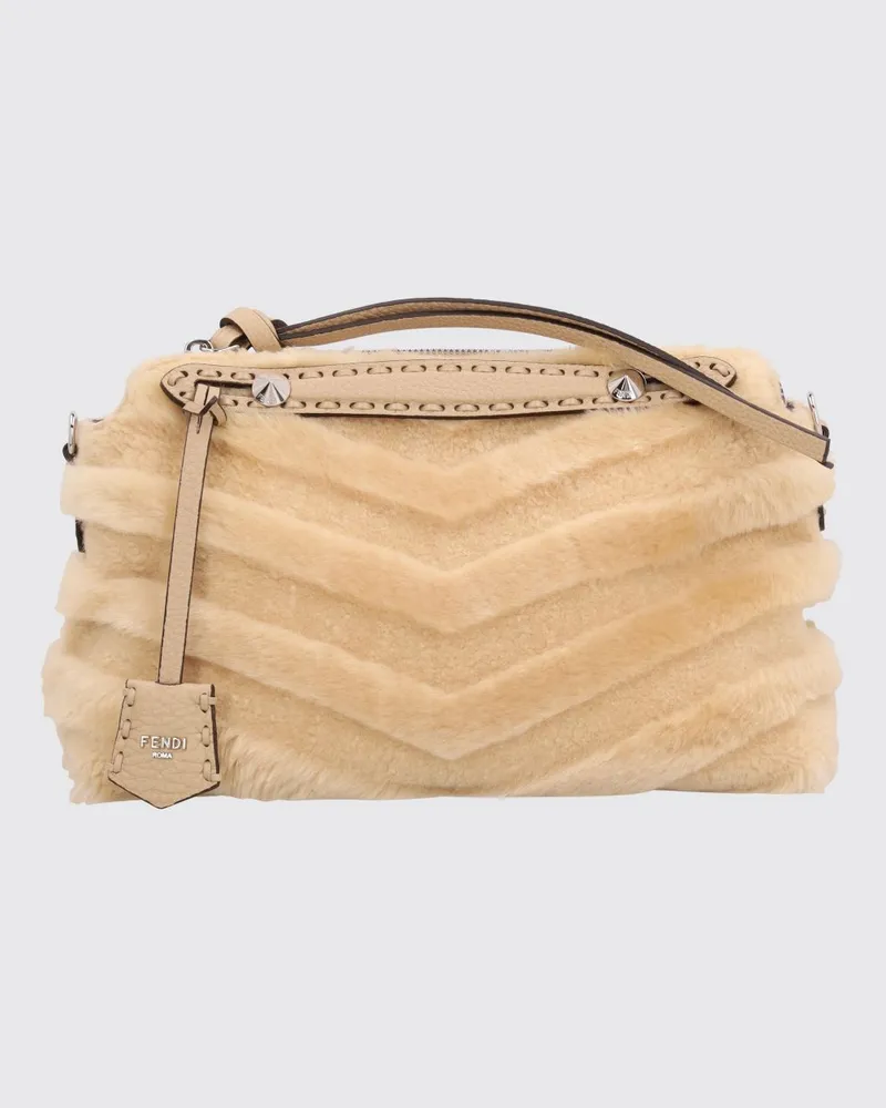 Fendi Schultertasche damen Beige