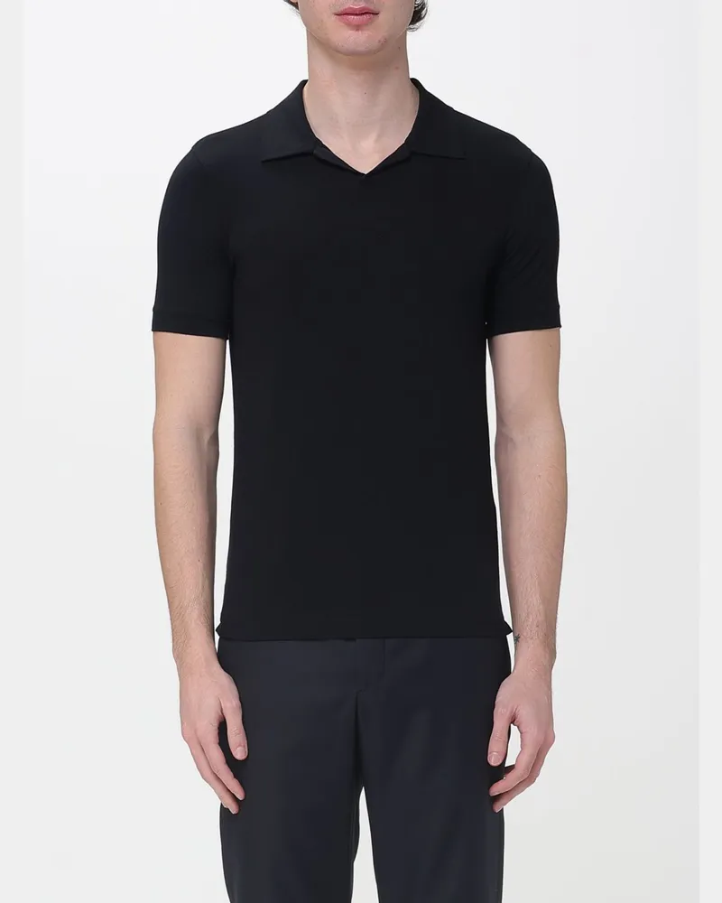 Giorgio Armani Polo herren Schwarz