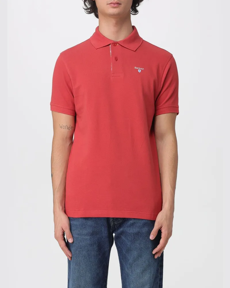 Barbour Polo herren Rot