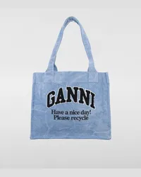 Ganni Handtasche Blau