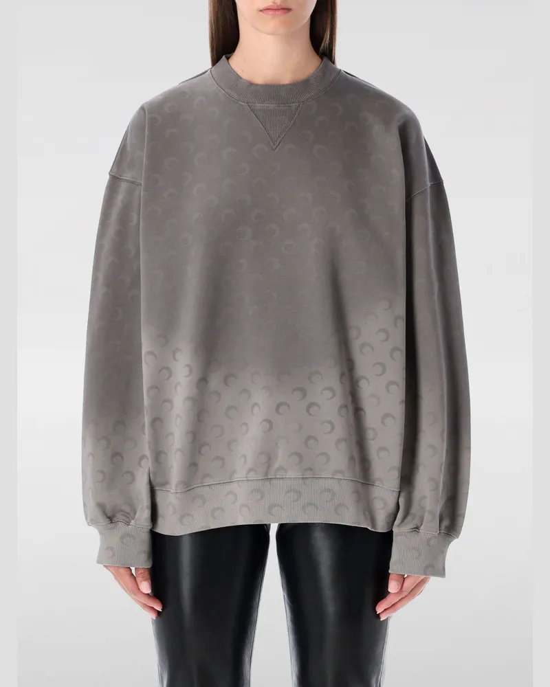 Marine Serre Sweatshirt damen Grau
