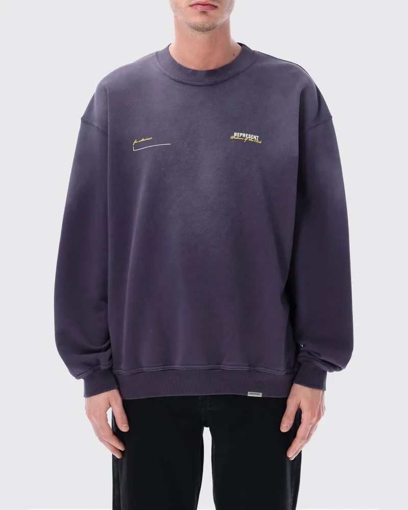 REPRESENT Sweatshirt herren Pflaume