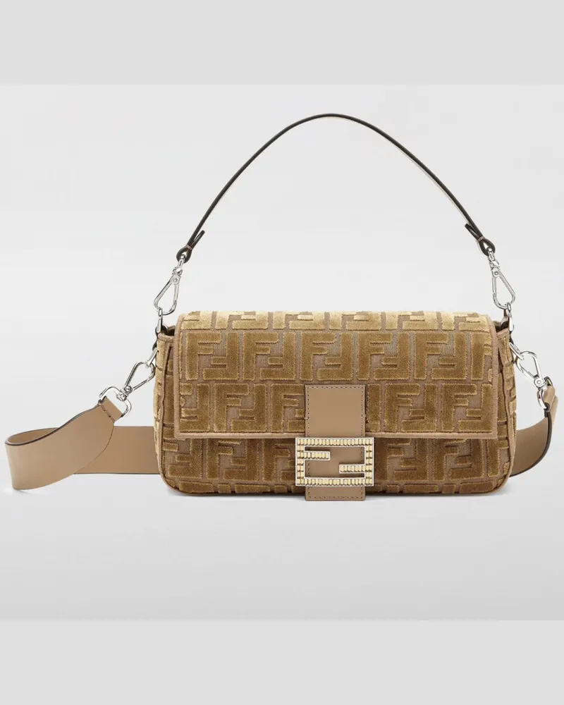 Fendi Schultertasche damen Nude