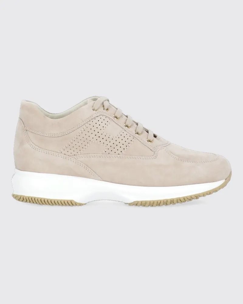 Hogan Interactive Wildleder-Sneakers Beige