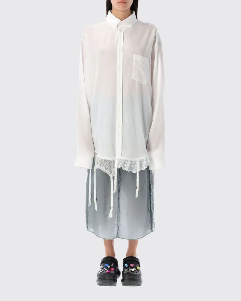 Balenciaga Hemdbluse damen Weiß