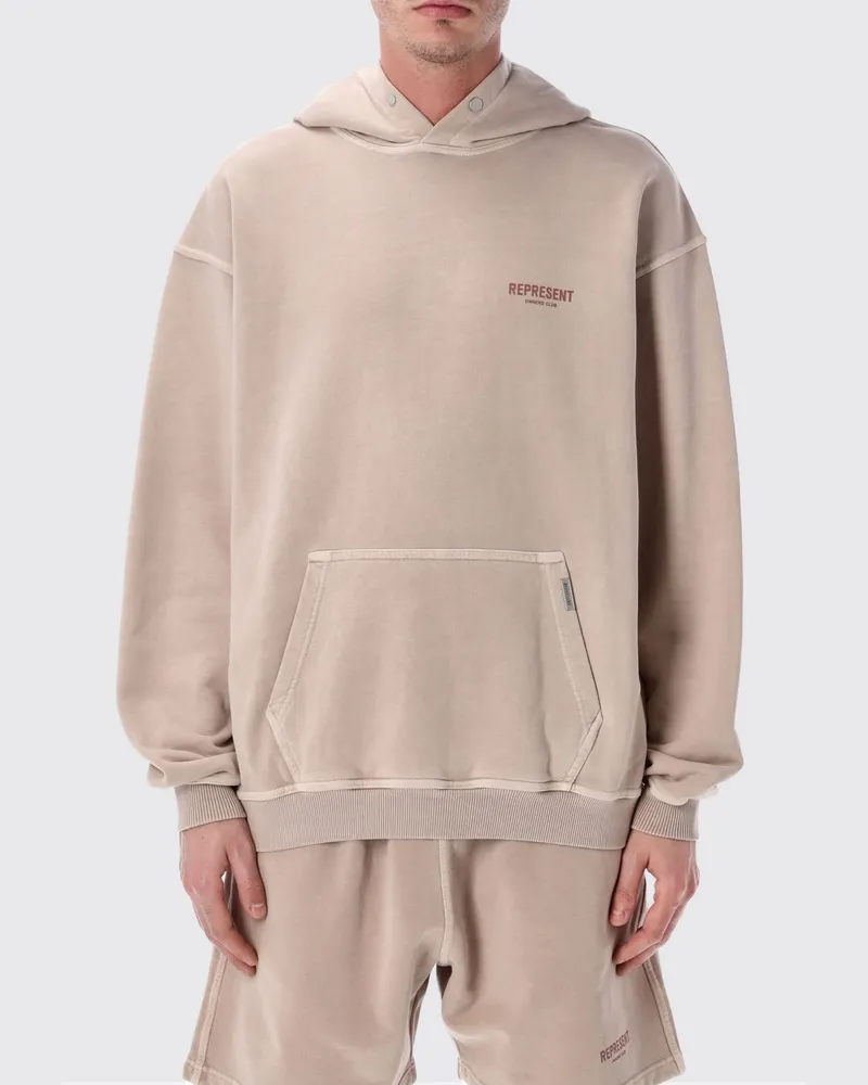 REPRESENT Sweatshirt herren Puder