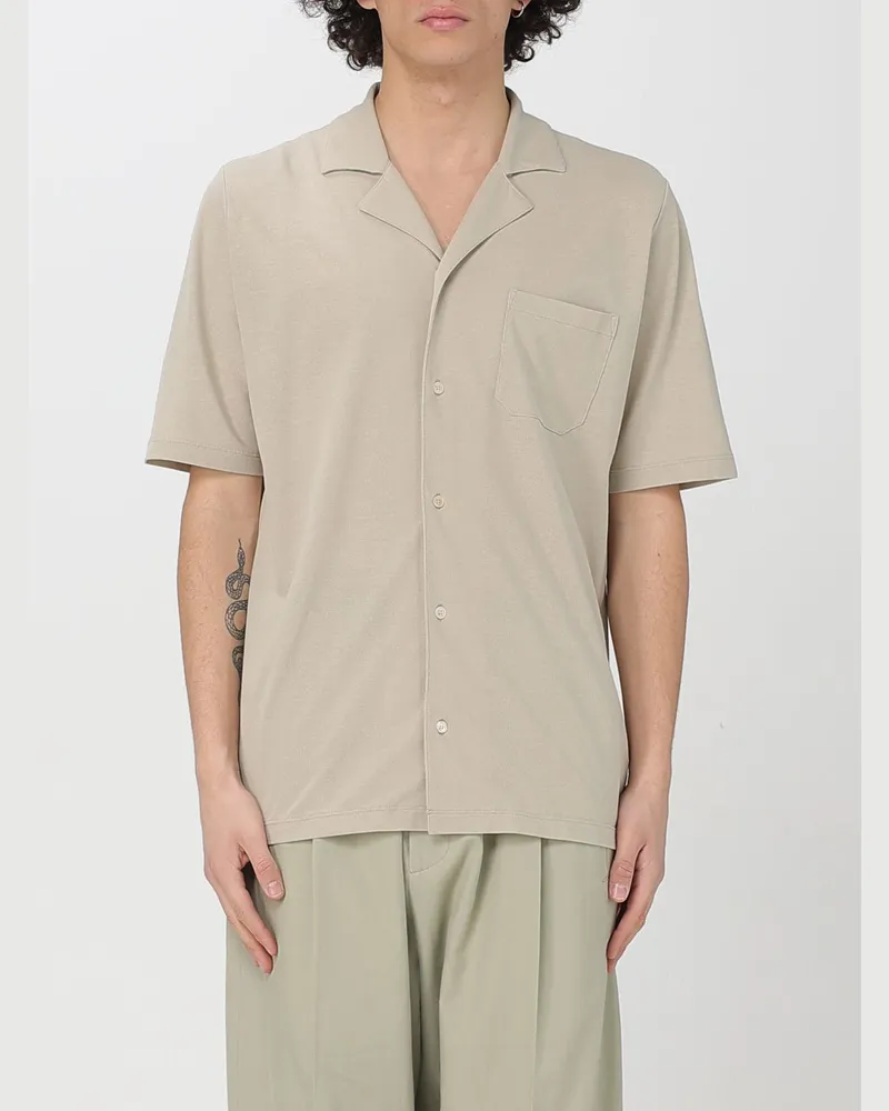 Zanone T-shirt herren Sand