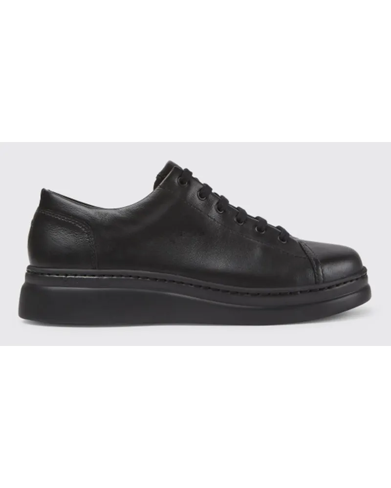 Camper Runner Up Sneakers aus Kalbsleder Schwarz