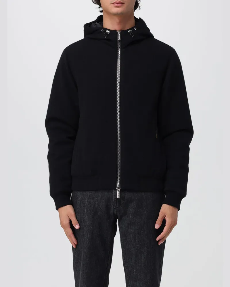 MOORER Mantel herren Schwarz