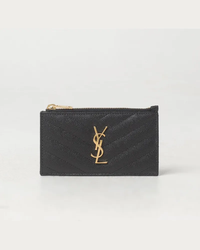 Saint Laurent Geldbeutel damen Schwarz