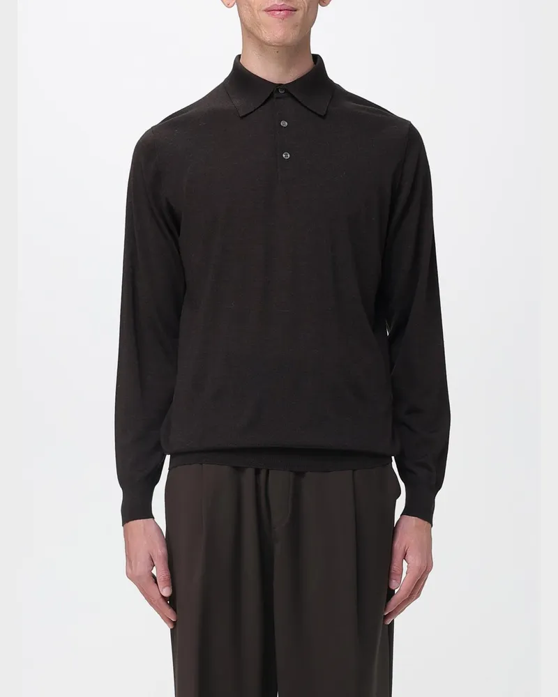 LARDINI Polo herren Braun