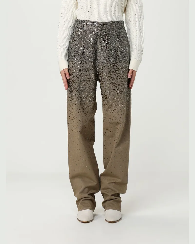 Golden Goose Jeans damen Kaki