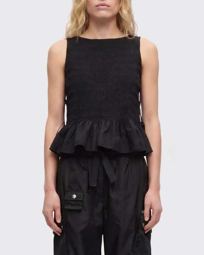 Ganni Top damen Schwarz