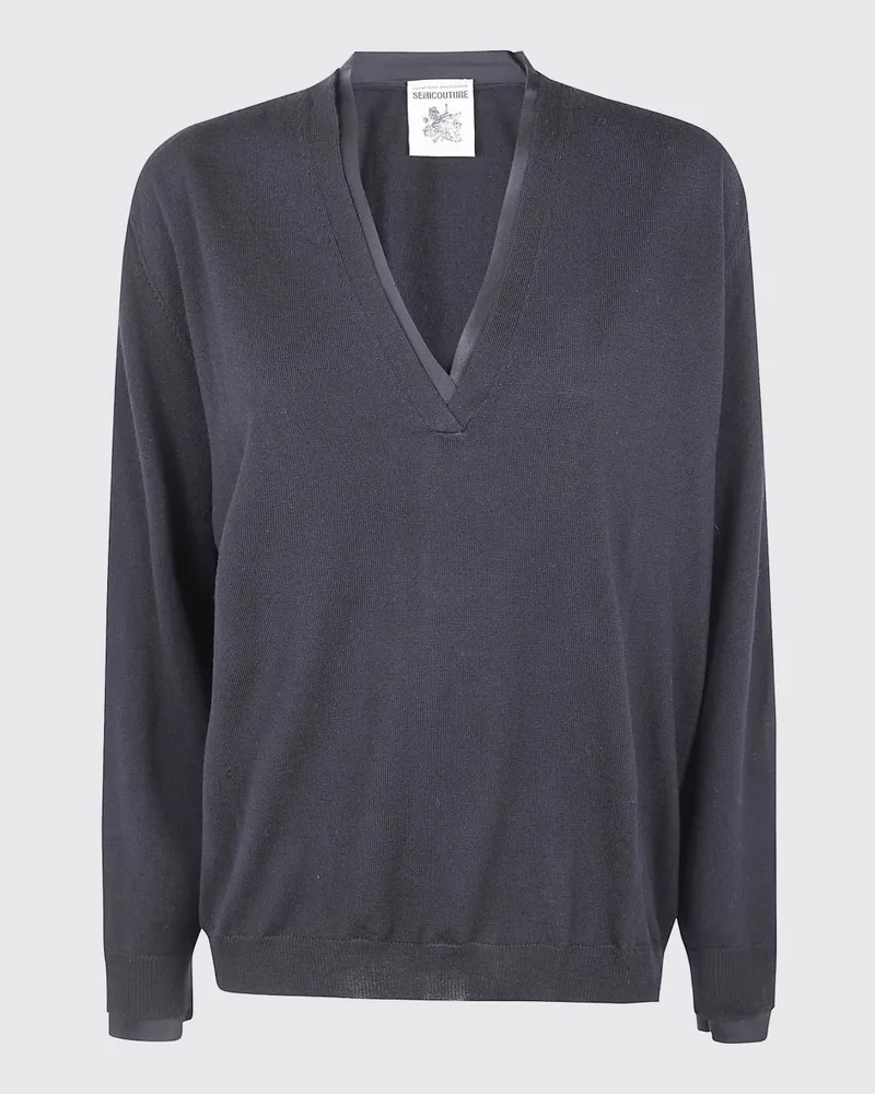 Semicouture Pullover damen Schwarz