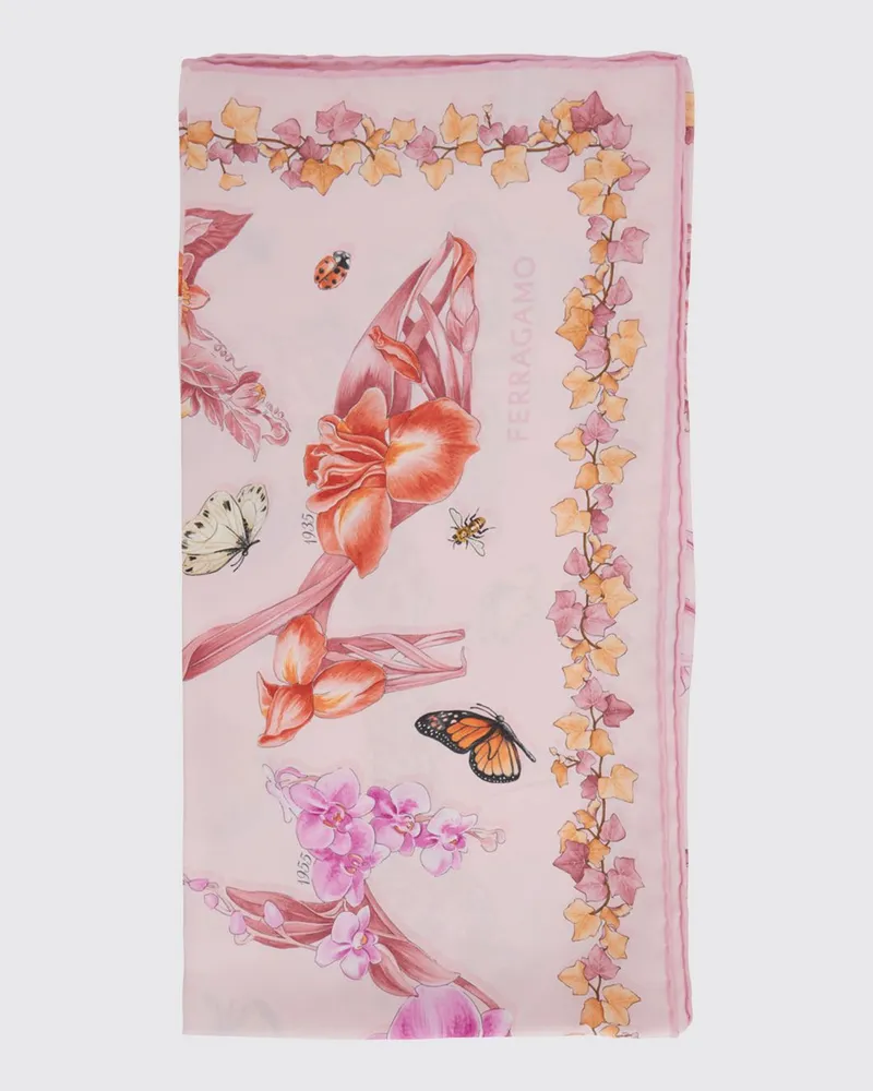 Ferragamo Schal damen Pink