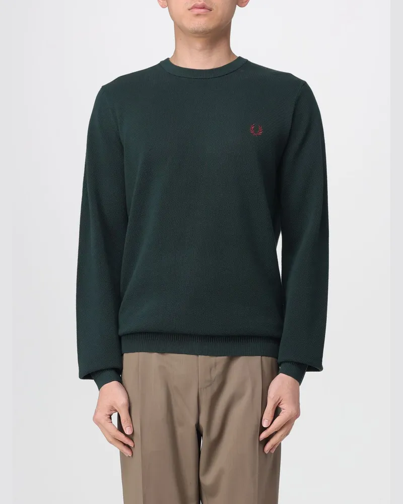Fred Perry Pullover herren Waldgrün
