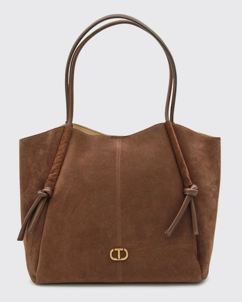 Twin-Set Schultertasche damen Kaffee