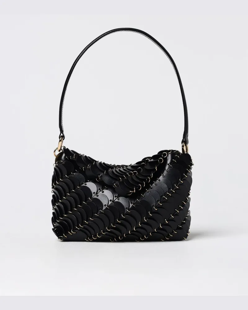 Paco Rabanne Schultertasche damen Schwarz