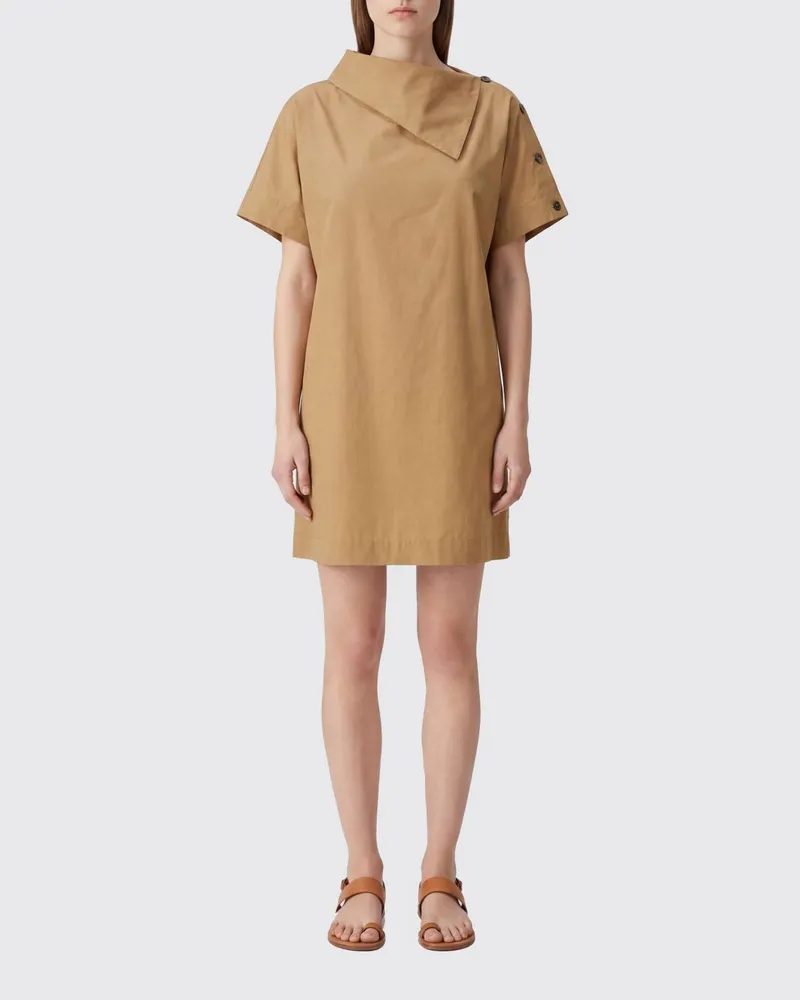 Soeur Hattie Baumwollkleid Leder