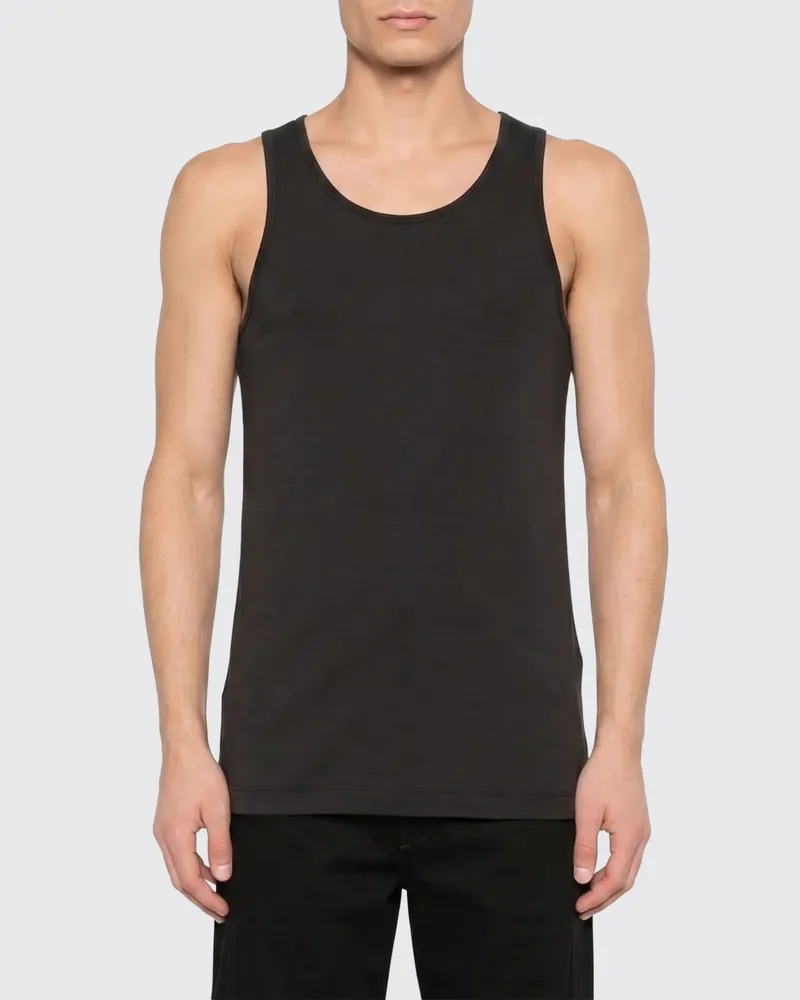 Christophe Lemaire Baumwoll-Tanktop Grau