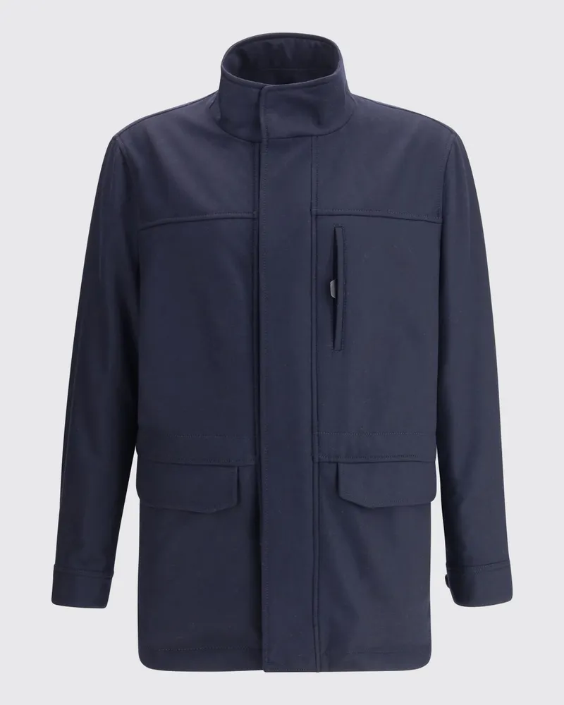 Brioni Jacke herren Blau