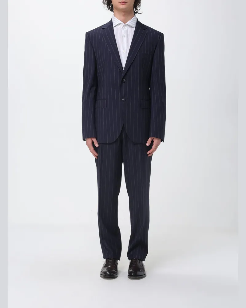 HUGO BOSS Anzug herren Blau