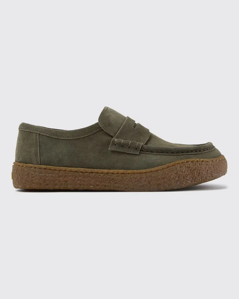 Camper Peu Terreno Loafers aus Veloursleder mit OrthoLite®-Einlegesohle Grün