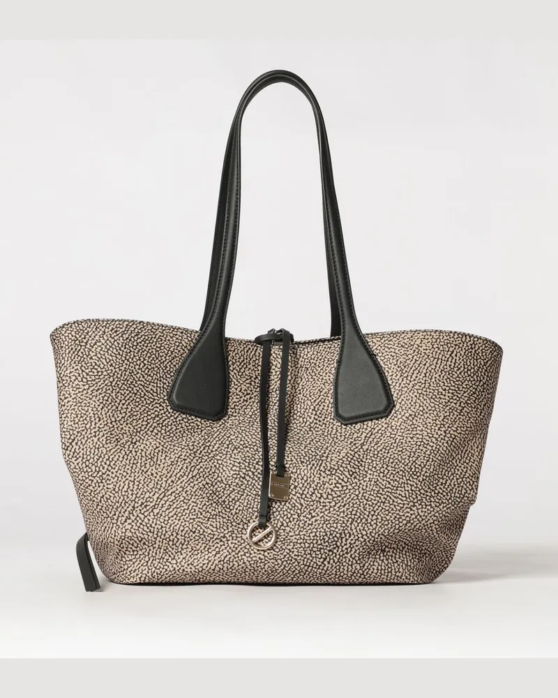 Borbonese Schultertasche damen Natural
