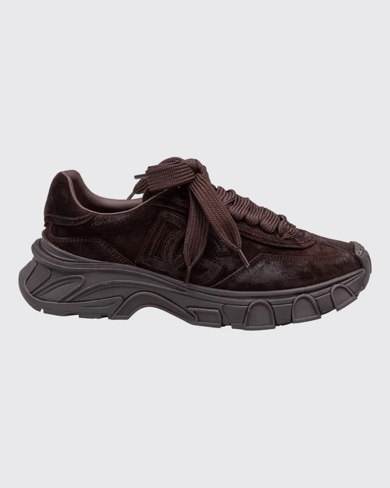 Dolce & Gabbana DOLCE  GABBANA DG Country Road Sneaker DOLCE & GABBANA aus Leder und Wildleder mit Monogramm Dark