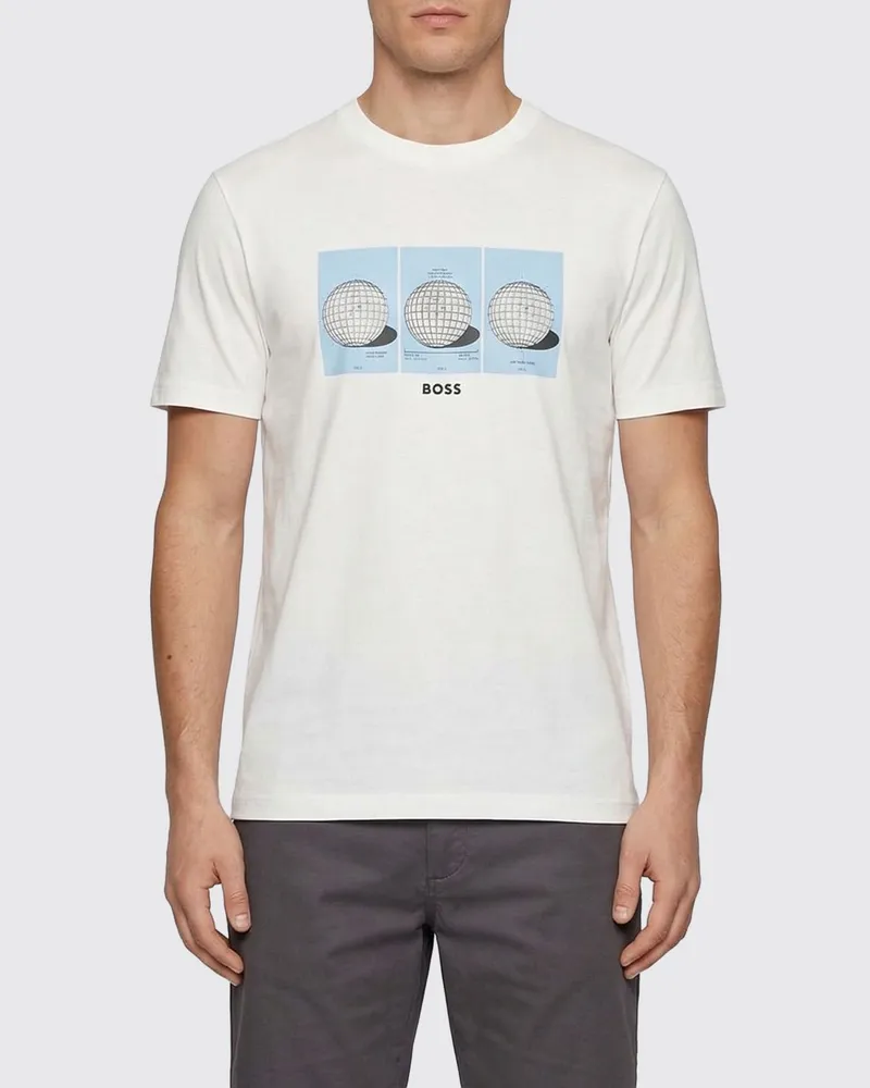 HUGO BOSS T-shirt herren Weiß