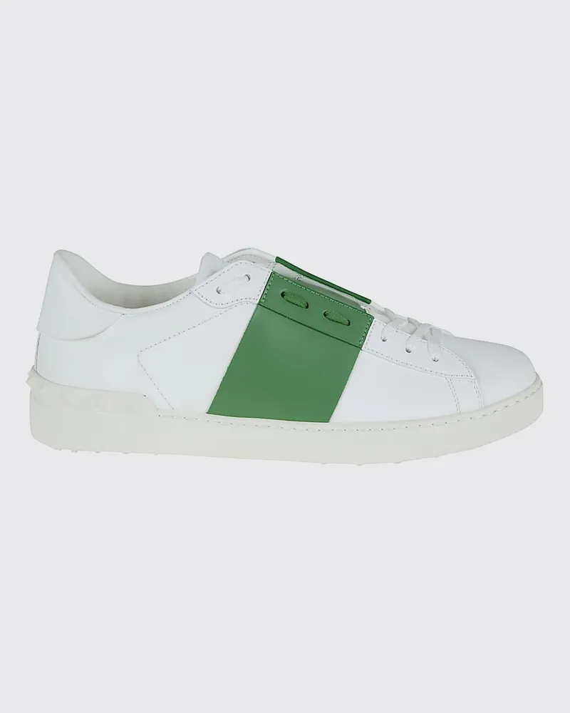 Valentino Garavani Open Leder-Sneakers Weiß