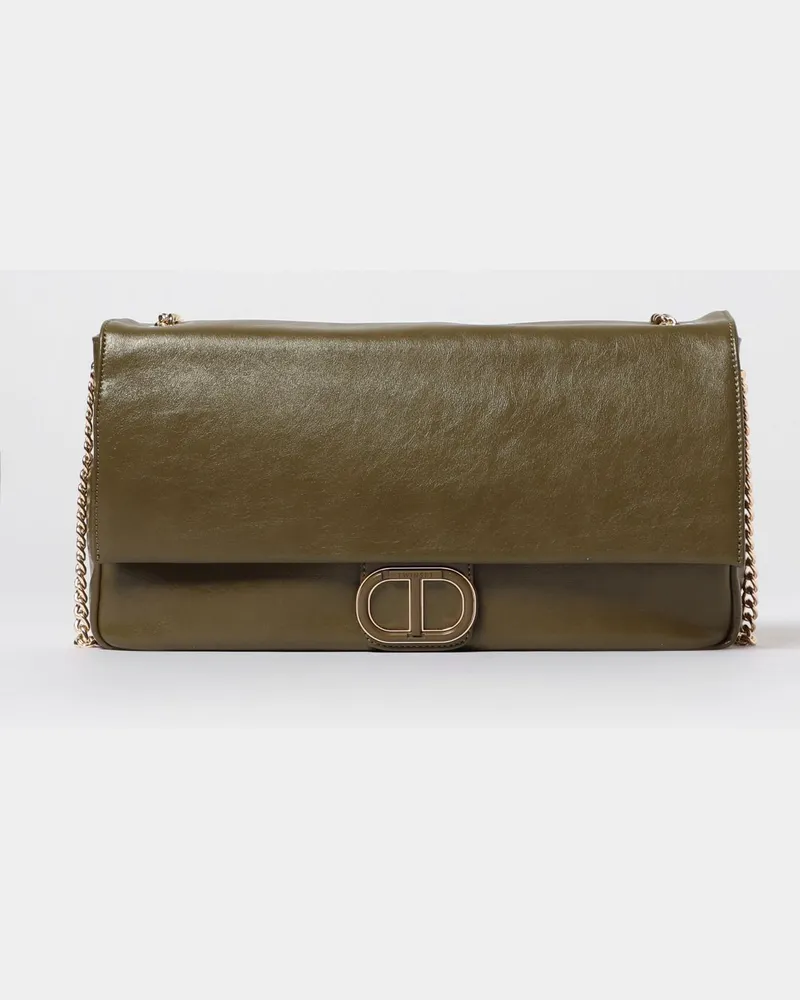 Twin-Set Schultertasche damen Kaki