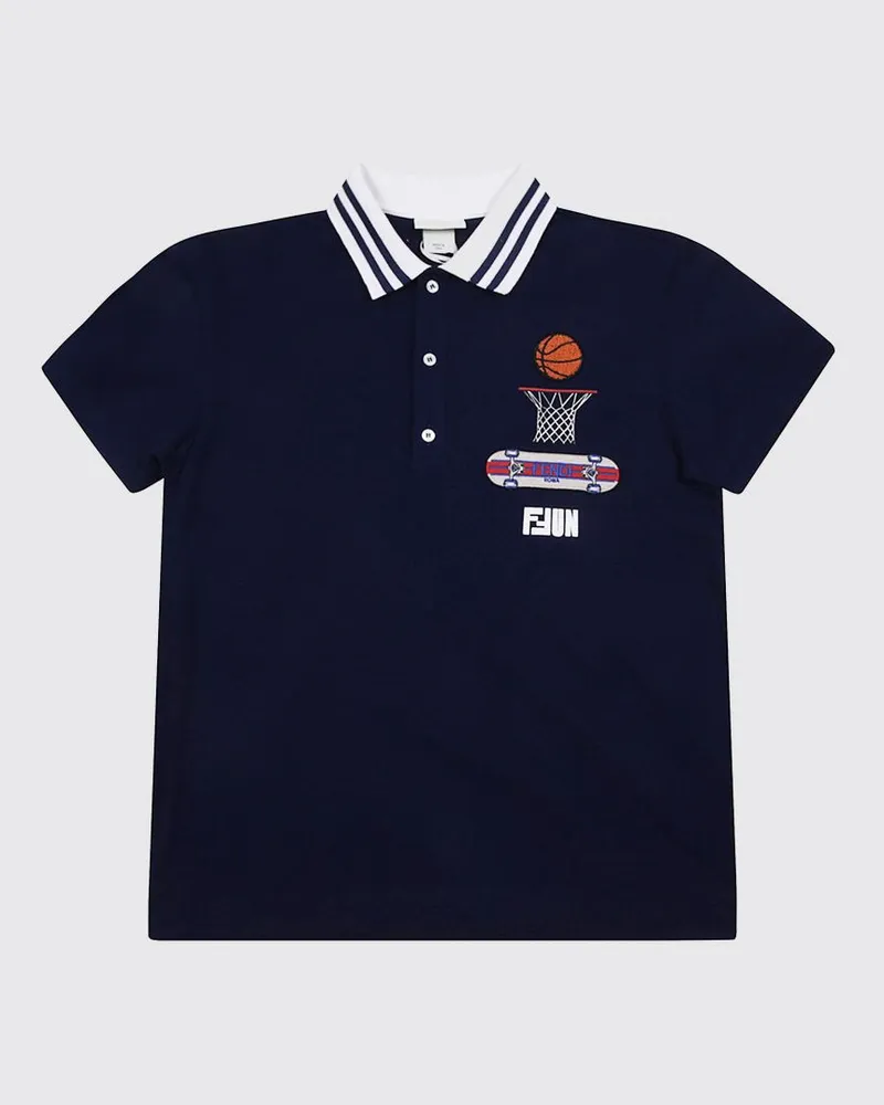 Fendi Polo kinder Blau