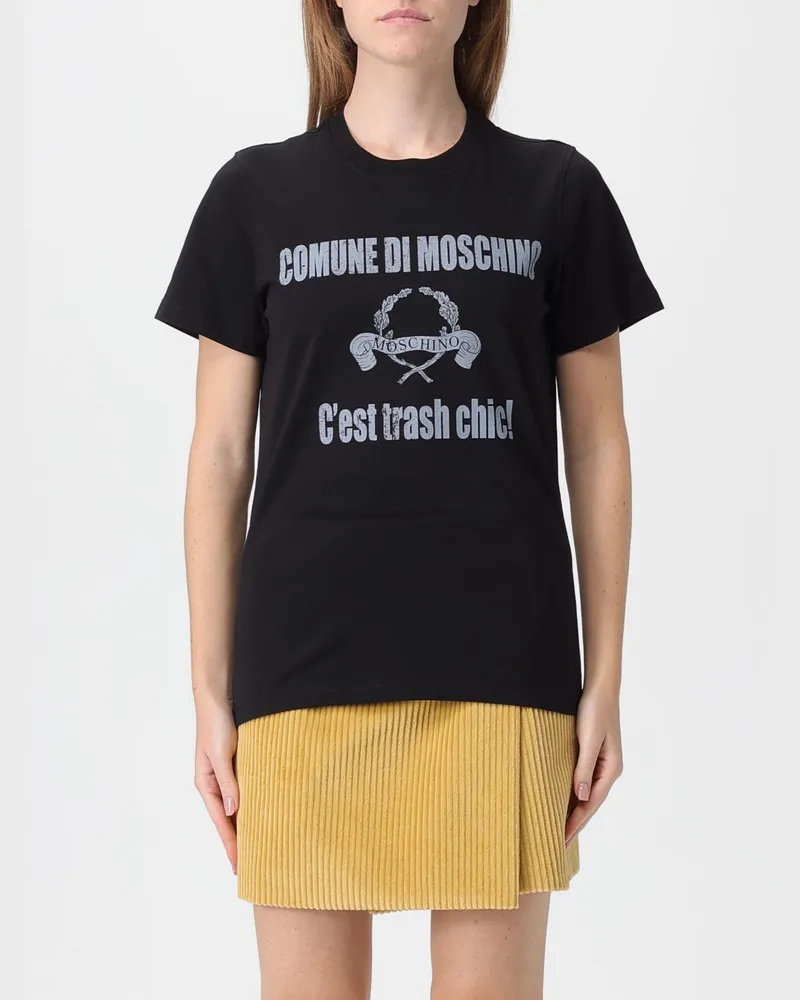 Moschino T-shirt damen Schwarz