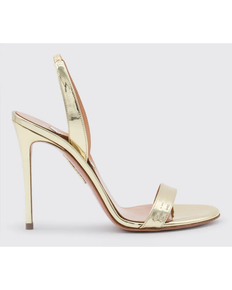 Aquazzura Sandalen mit absatz damen Gold