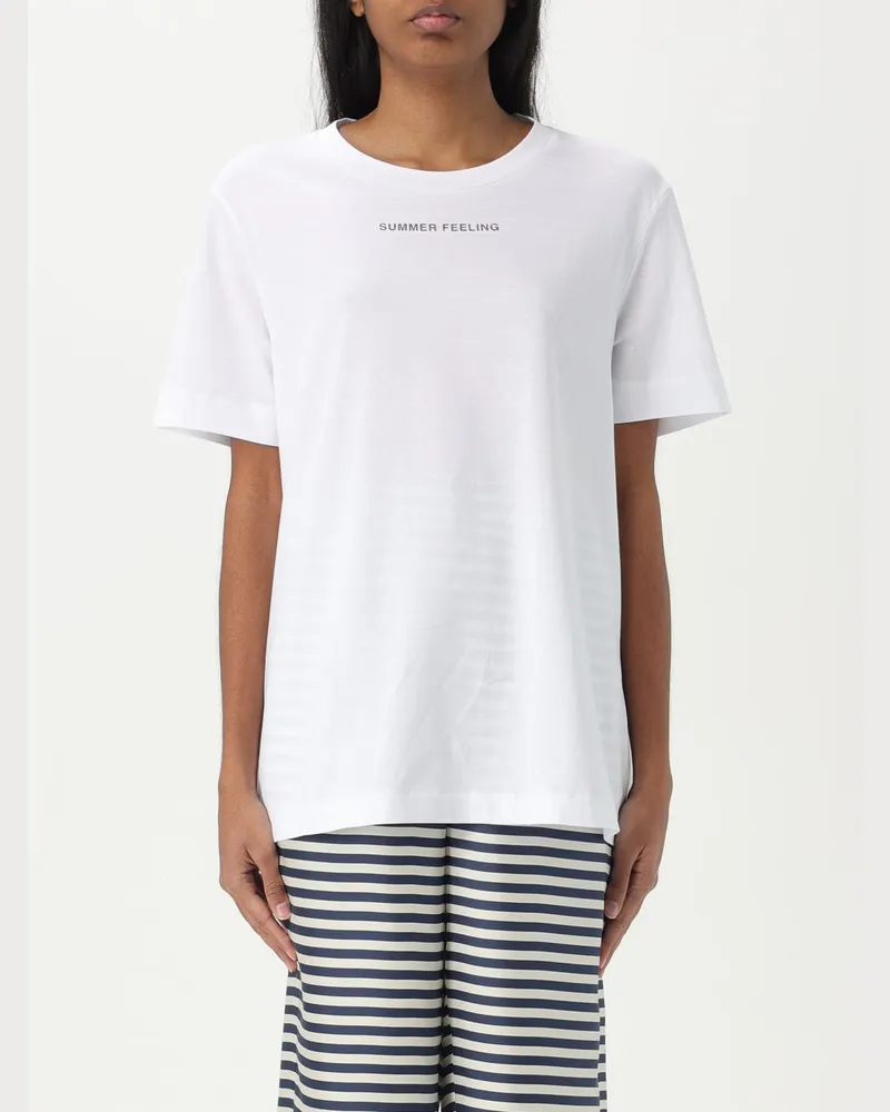 Max Mara T-shirt damen Max Mara Weiß