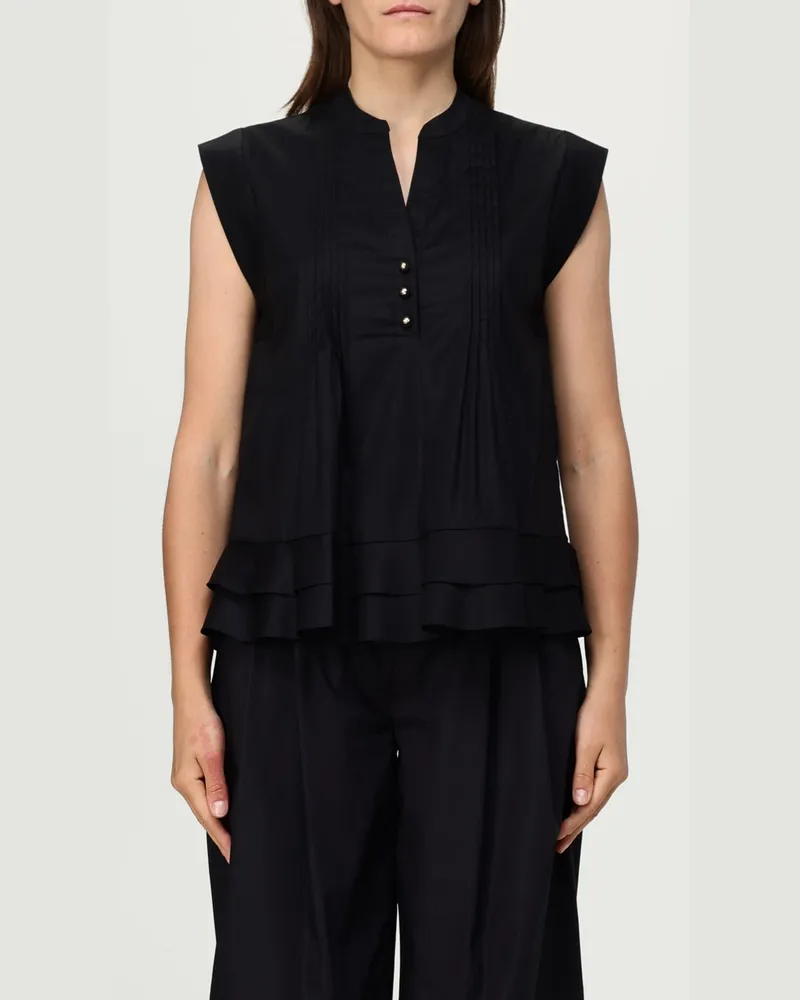 Twin-Set Top damen Schwarz