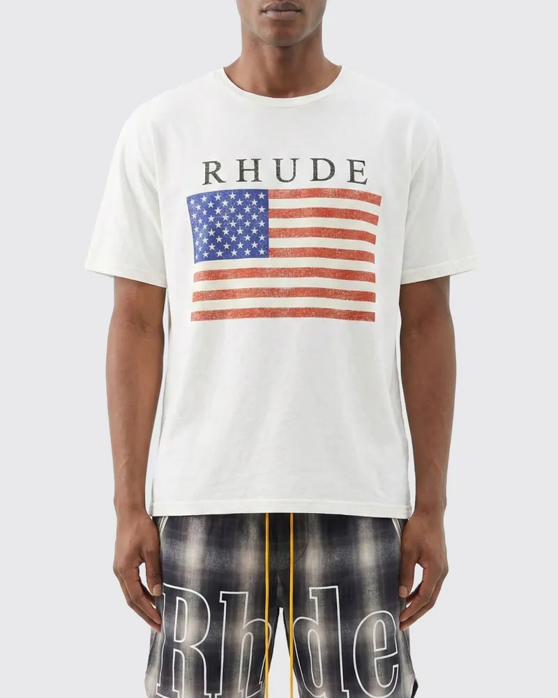 RHUDE T-shirt herren Weiß