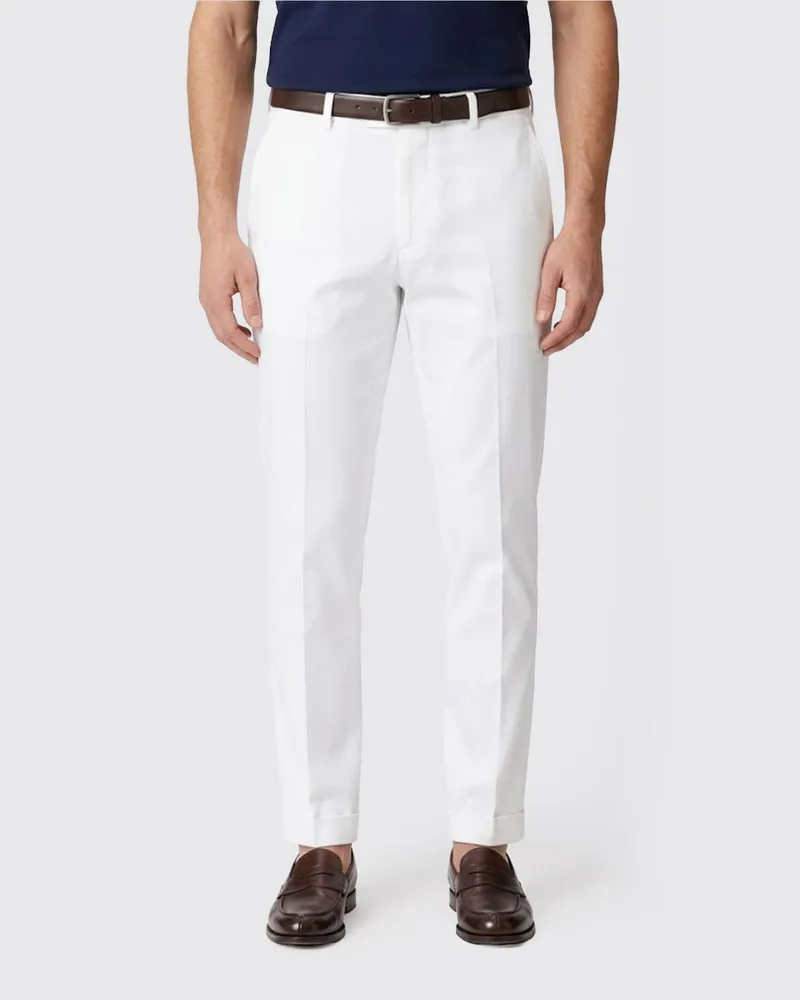 Briglia 1949 Chino-Hose aus Baumwolle Milch