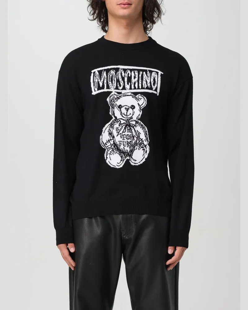 Moschino Strickjacke herren Schwarz