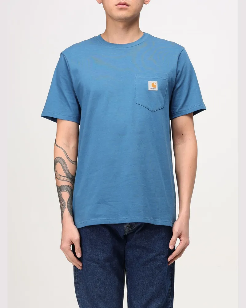 Carhartt WIP T-shirt herren Hellblau