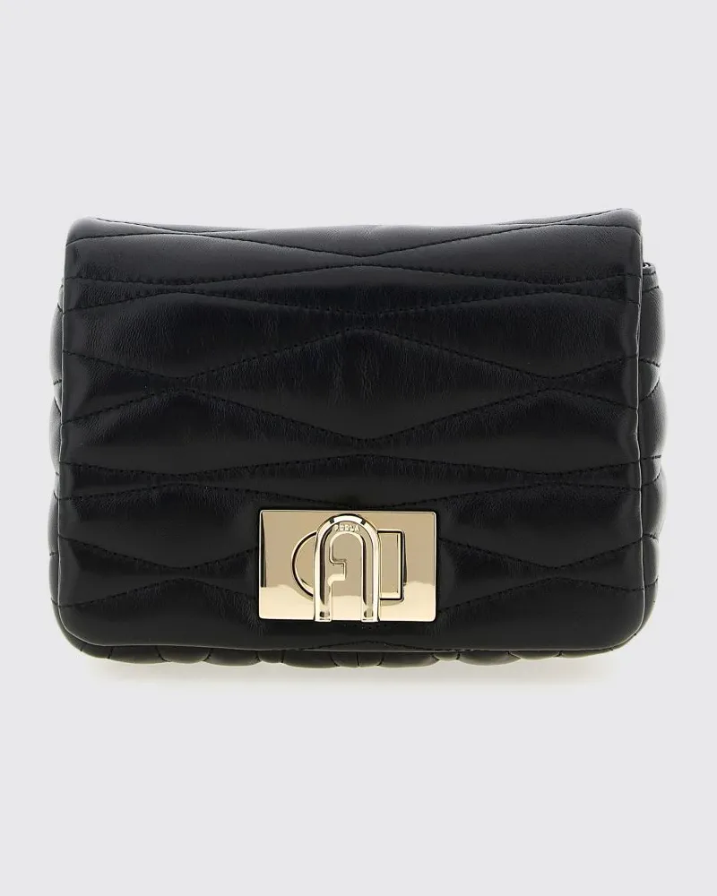 Furla Schultertasche damen Schwarz