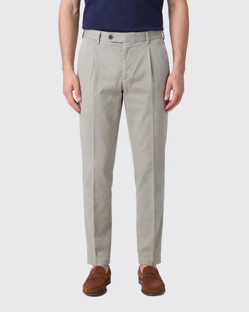 Incotex Chino-Hose aus Baumwollmischung Grün