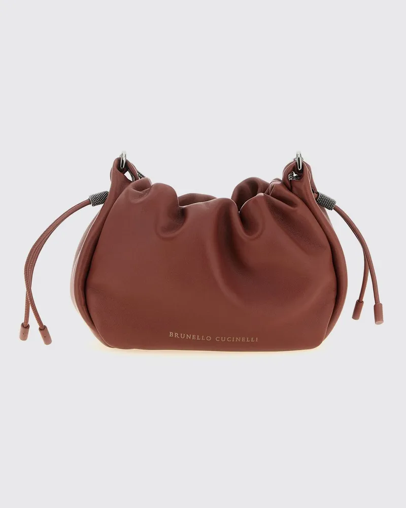 Brunello Cucinelli Schultertasche damen Braun