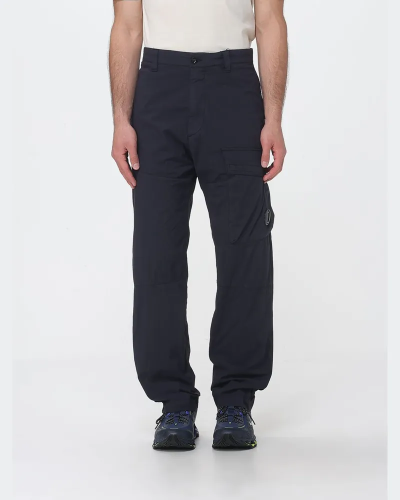 C.P. Company Cargohose aus Baumwollmischung Blau